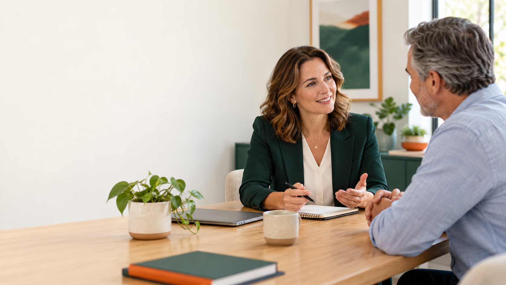 Illustrative advisor and client conversation